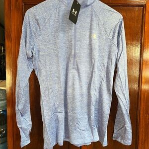 Women’s sz Large Under Armour Tech 1/2 zip twist